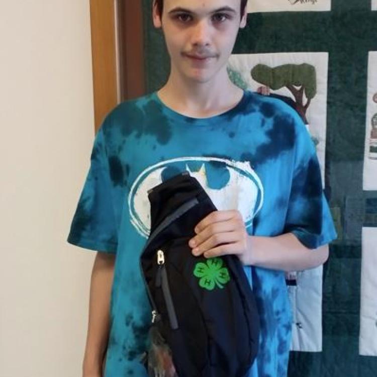  4-H Backpack Winner