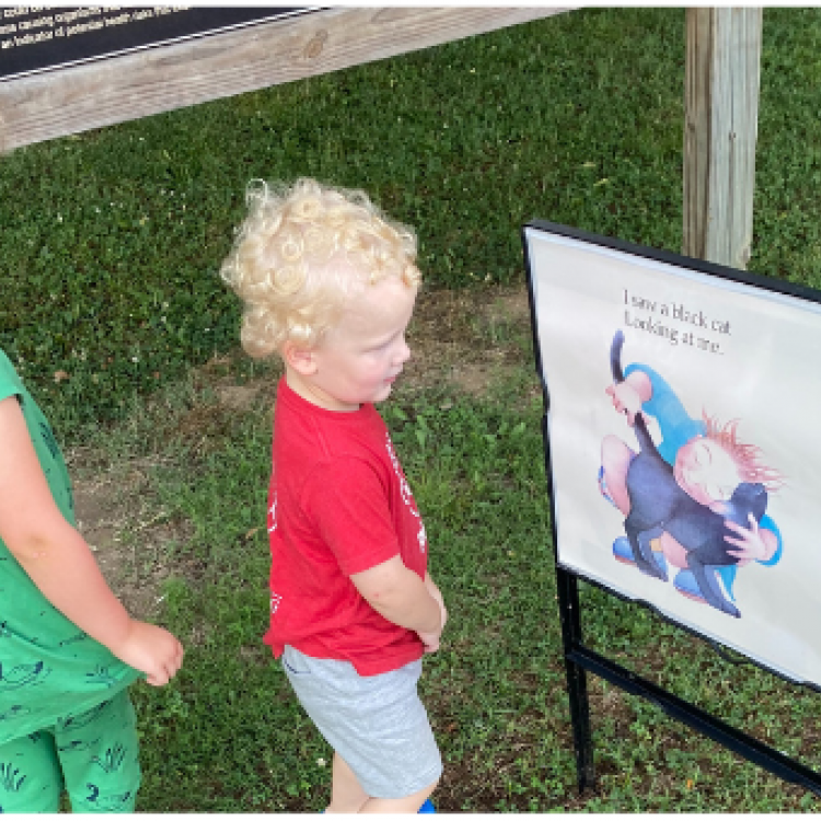  Children at Storywalk